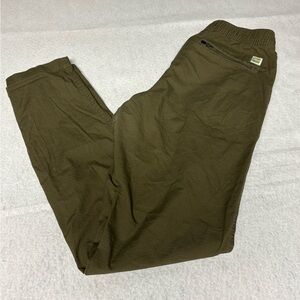Vuori Mens Sz S Green Ripstop Climber Pants